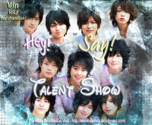 Hey!Say!TalentShow with text